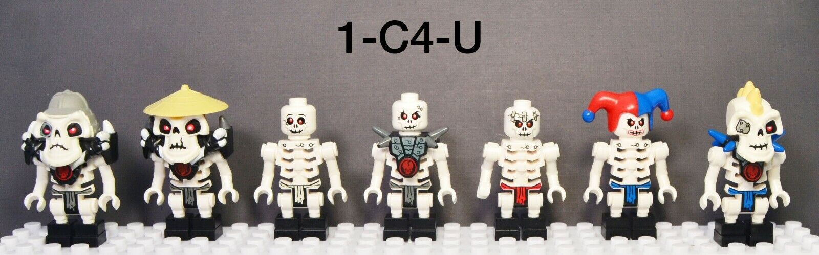 LEGO Ninjago Skulkin Skeleton Minifigures Lot of 7 Nuckal LEGO Ninjago Skulkin Skeleton Minifigures Lot of 7 Nuckal
