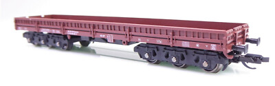 TT 1 120 Schirmer Niederbordwagen 6achsig Samms braun DR Ep. IV 20262