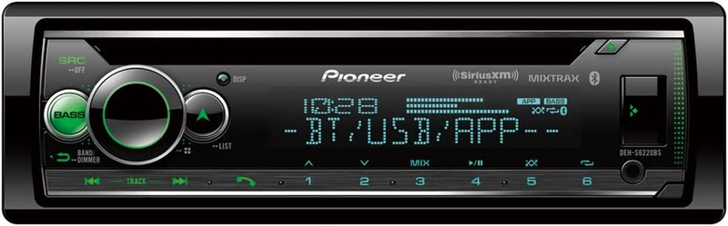 Pioneer DEH-S6220BS 1-DIN Bluetooth Car Stereo CD Player Receiver