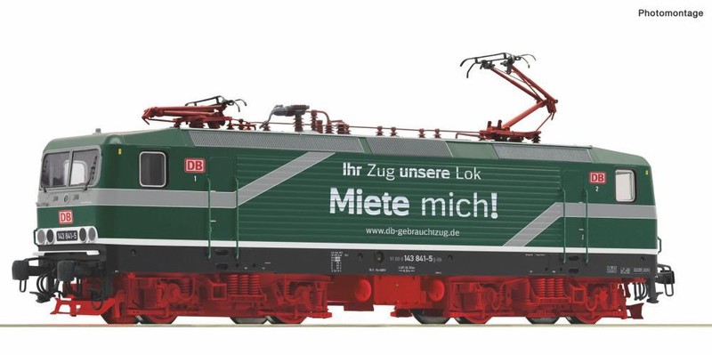 Roco 7500095, Elektrolokomotive Br 143 Miete Mich, Db Ag, W13+, Neu & Ovp, H0