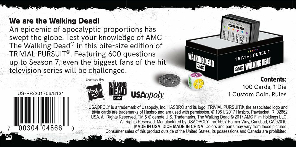 TRIVIAL PURSUIT: AMC The Walking Dead - New in box!