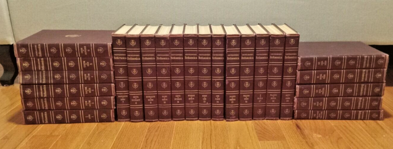 VTG 1958 Encyclopedia Britannica 1768 Edition COMPLETE SET