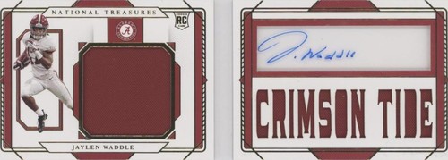 2021 Panini National Treasures Collegiate Jaylen Waddle #173