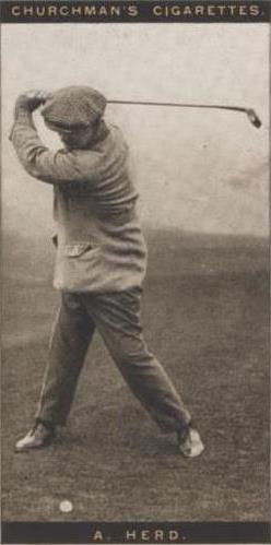 1927 Churchman's Famous Golfers - Alexander Herd #18