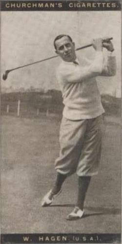 1927 Churchman's Famous Golfers - Walter Hagen #13