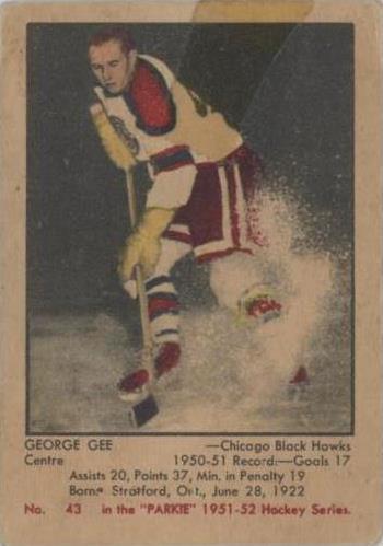 1951-52 Parkhurst - George Gee #43