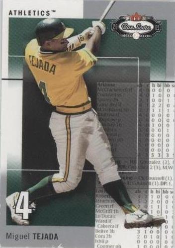 2003 Fleer Box Score - Miguel Tejada #3 CM