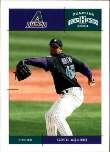 2004 Donruss Team Heroes - Greg Aquino #25