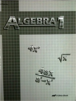 Algebra 1 Test/quiz Key with Solutions (Teacher Key) (A Beka Book)