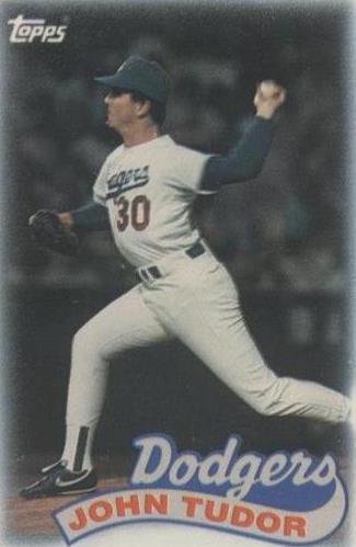 1989 Topps League Leaders Minis - John Tudor #20