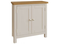 Available TODAY New built creamy grey and oak Small Sideboard £245 