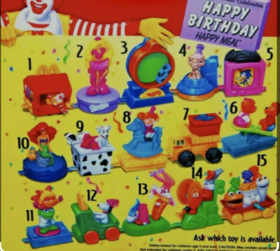 Mcdonalds toy cheap train set
