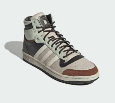Adidas Star Wars Mandalorian The Child Top Ten Hi Sneakers 4.5 Baby Yoda Shoes