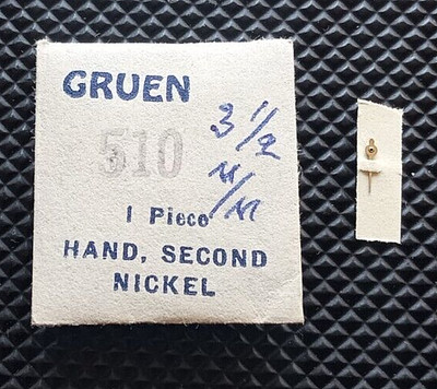Gruen 510 Watch Second Hand Nickel Genuine Gruen Watch Parts
