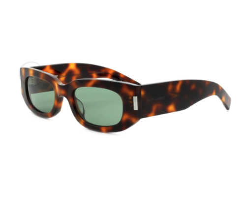 Pre-owned Saint Laurent Yves  Sl-697-002 Havana Sunglasses