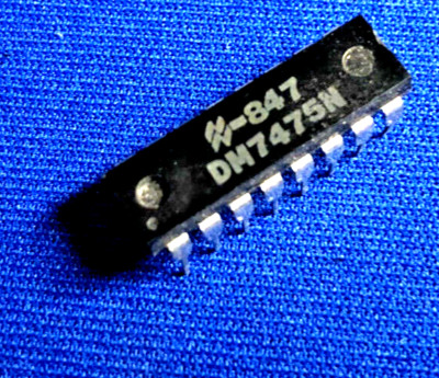 DM7475N NSC 7475N 16-PIN DIP RARE VINTAGE NOS LAST ONES QTY-1
