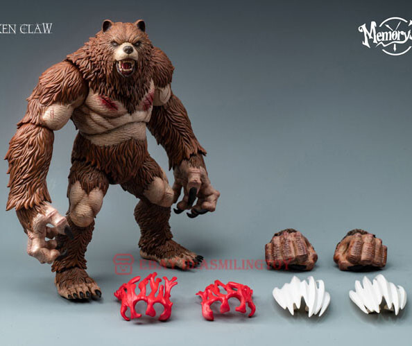 MEMORYTOYS Ancient Warcraft Berserker Bear Man Broken Claw 1