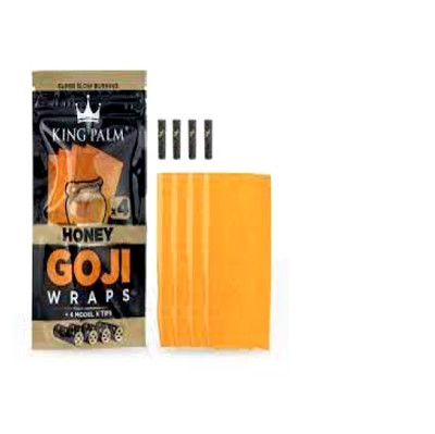 1 Pack Honey King Palm | Goji Berry Wraps & Tips | 4 Wraps + 4 Tips