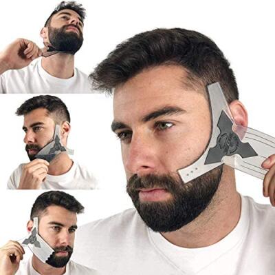Beard Shaper & Beard Shaping Tool for Men Beard Lineup Guide Template Perfect