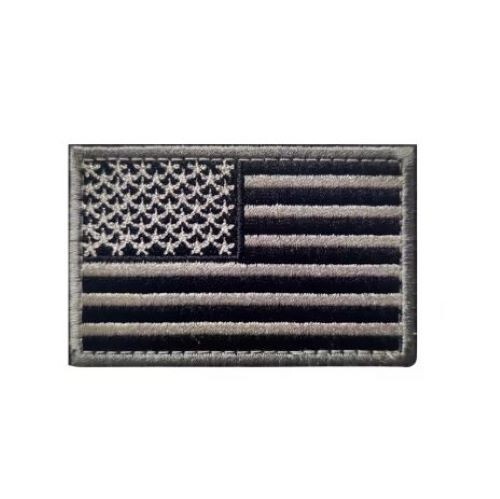 USA American Flag Patches 3"X2" Hook and Loop Military Tactical American Owned