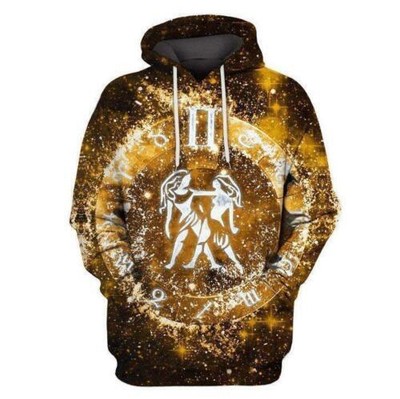 Gemini All Over Print For Men And Women 3D HOODIE Christmas Gift Best Price