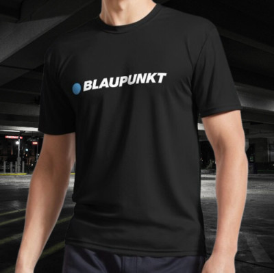 BLAUPUNKT Logo White Active T-Shirt Funny Size S to 5XL