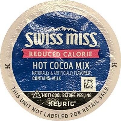 Swiss Miss Reduced Calorie Hot Cocoa K-Cup Pods for Keurig Brewers 24 Count