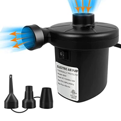 Quick Electric Air Mattress Pump Electric Pump for Inflatables Inflator Defla...