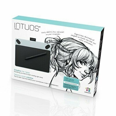 WACOM PEN TABLET INTUOS DRAW INTRODUCTION TO DRAWING S WHITE CTL-490/W0 NEW