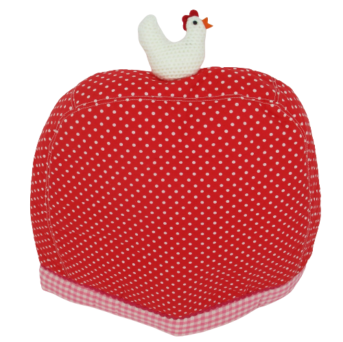 Cover Red Polka Dot Pink Gingham Crochet Kitschy