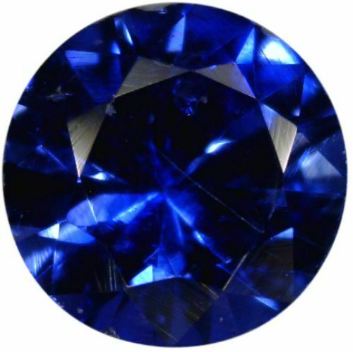 Echter Blauer Runder Saphir  0.10 - 0.15ct  3.0 - 3.5mm Aus GroÃEm Lot