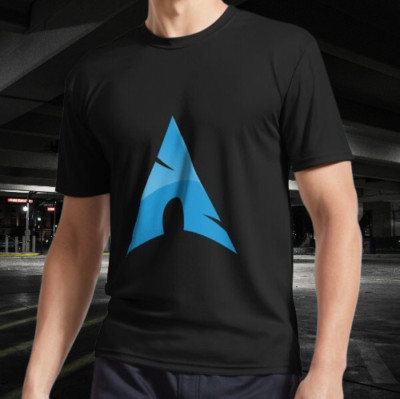 Arch Linux Logo Active T-Shirt Funny ALL Color And Size Mode American Tee