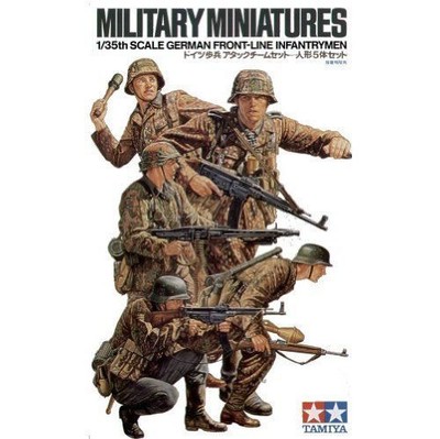 German Front Line Infantryman 1/35 Military Model Kit Tamiya 35196