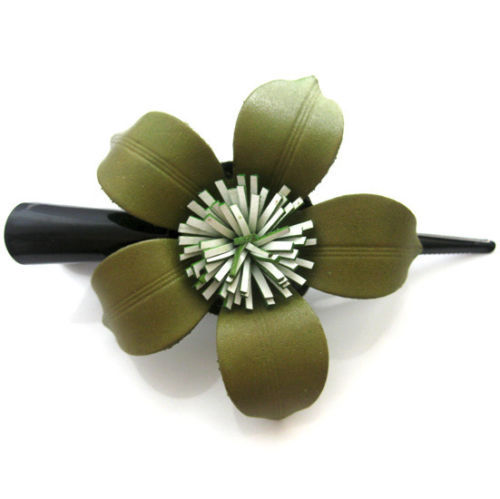 Women's Leather Hair Clip