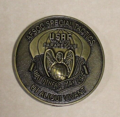 Special Tactics Combat Control Team / Pararescue Air Force Challenge Coin PJ CCT