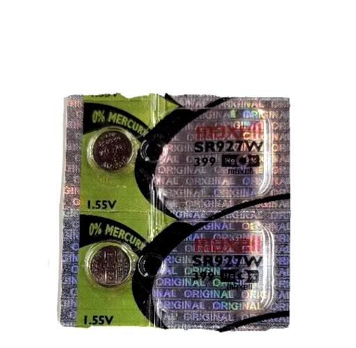 2 X Maxell 399/395 (2 Pcs) Sr927w 1.55v Silver Oxide Battery Usa Seller Exp 2022