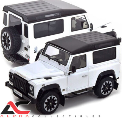 LCD MODELS LCD18007WH 1:18 2018 LAND ROVER DEFENDER 90 WORKS V8 70TH ED. WHITE