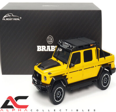 ALMOST REAL ALM860523 1:18 2020 MERCEDES-BENZ BRABUS G800 ADVENTURE XLP YELLOW