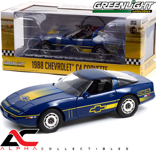 GREENLIGHT 13597 1:18 1988 CHEVROLET C4 CORVETTE CHALLENGE