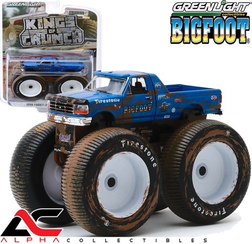 GREENLIGHT 49060F 1:64 1996 FORD F-250 BIGFOOT #5 DIRTY