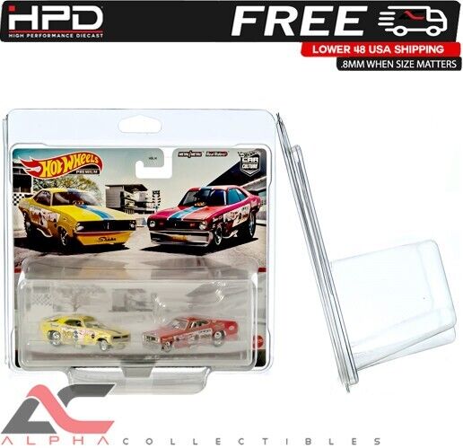 3 Pack Hpd Protector Case (2-Car Target Exclusive) Hot Wheels  .8mm