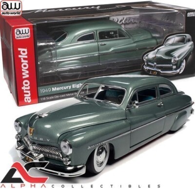 AUTOWORLD AW318 1:18 1949 MERCURY EIGHT COUPE (BERWICK GREEN)