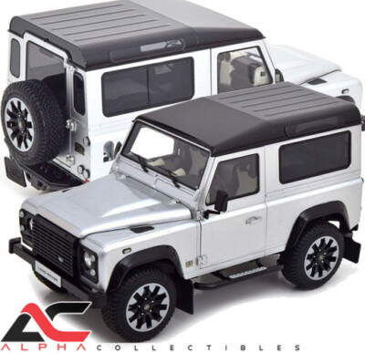 LCD MODELS LCD18007SI 1:18 2018 LAND ROVER DEFENDER 90 WORKS V8 70TH ED SILVER