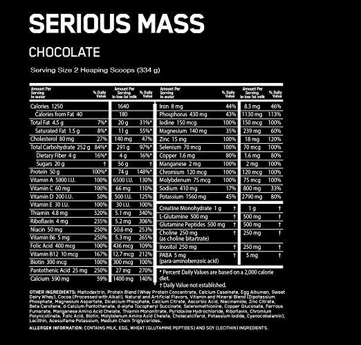Serious Mass - Vanilla, 6 Pound Powder - Brand New ( Set of 2)