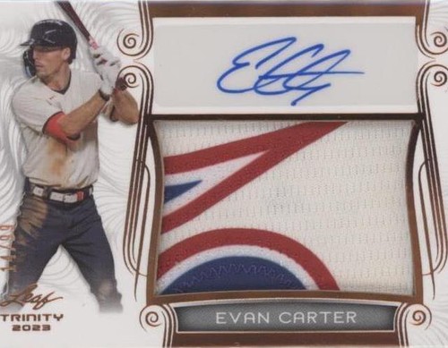 2023 Leaf Trinity - Evan Carter #PA-EC2