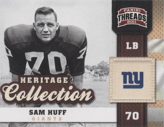 2011 Panini Threads Sam Huff #6