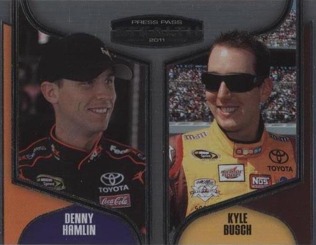 2011 Press Pass Stealth - Denny Hamlin Kyle Busch #88