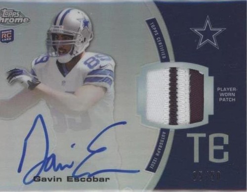 2013 Topps Chrome Gavin Escobar #RAP-GE