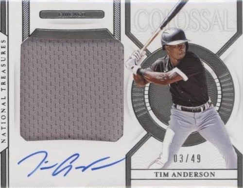 2021 Panini National Treasures - Tim Anderson #CMS-TA