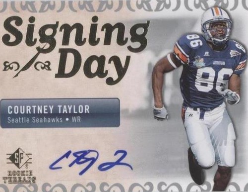 2007 SP Rookie Threads Courtney Taylor #SDA-CT